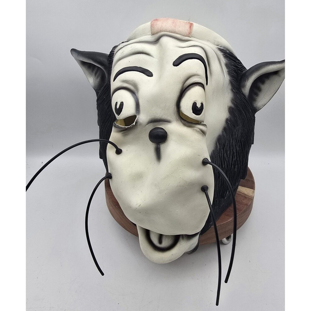 Cat In The Hat Dr Seuss Halloween Mask movie merch latex - 1997 Vintage (no hat)